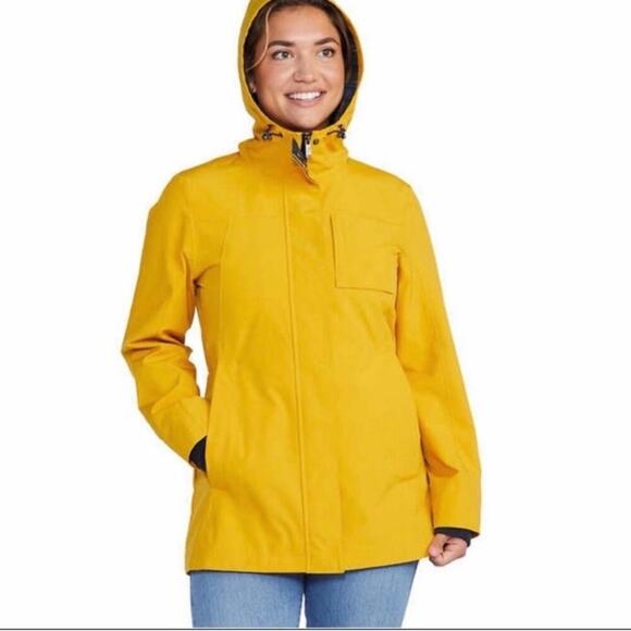 Pendleton Womens Waterproof Breathable Rain Trail Jacket Size Small Yellow - Picture 1 of 15